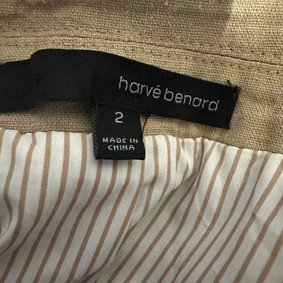 Harve Benard Tan Structured BlazerJacket, Size 2 - Picture 4 of 5